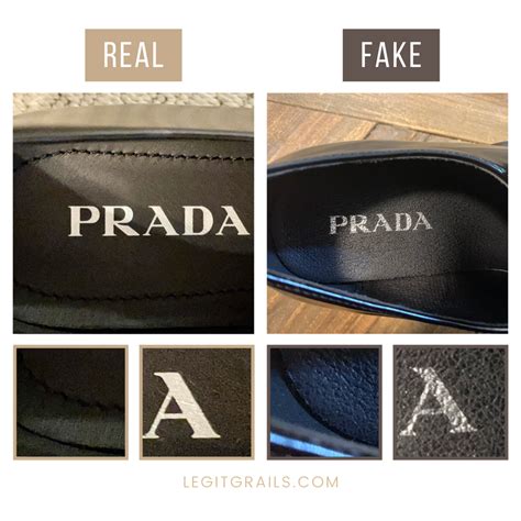 prada lock with keys real vs fake|real prada logo.